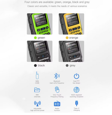 Baofeng UV-5R Mini Dual Band Handheld Walkie Talkie Ham Radio